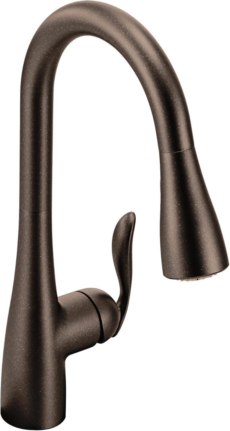 Moen Arbor One Handle High Arc Pulldown Bar Faucet with Reflex Technology