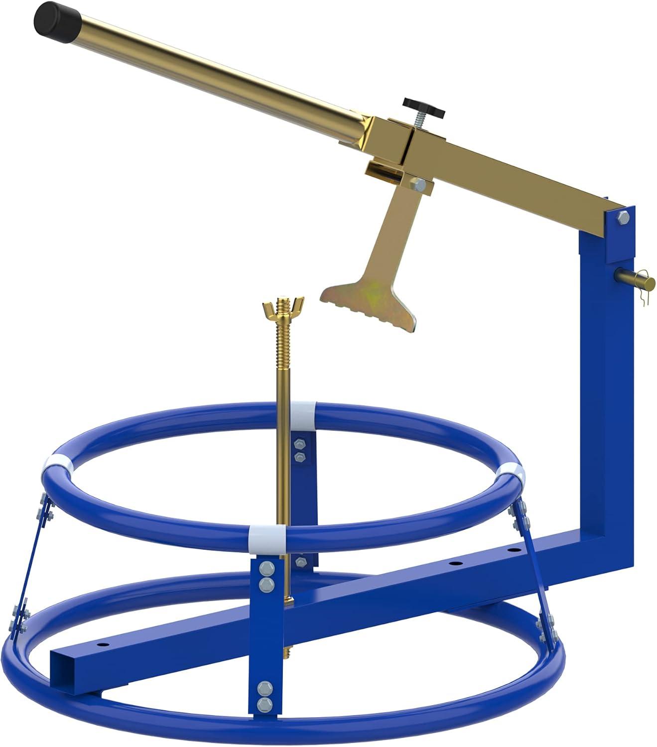 HOMCOM Motorcycle Tire Changer Stand with Adjustable Bead Breaker, Fit for 16-22in Tyres