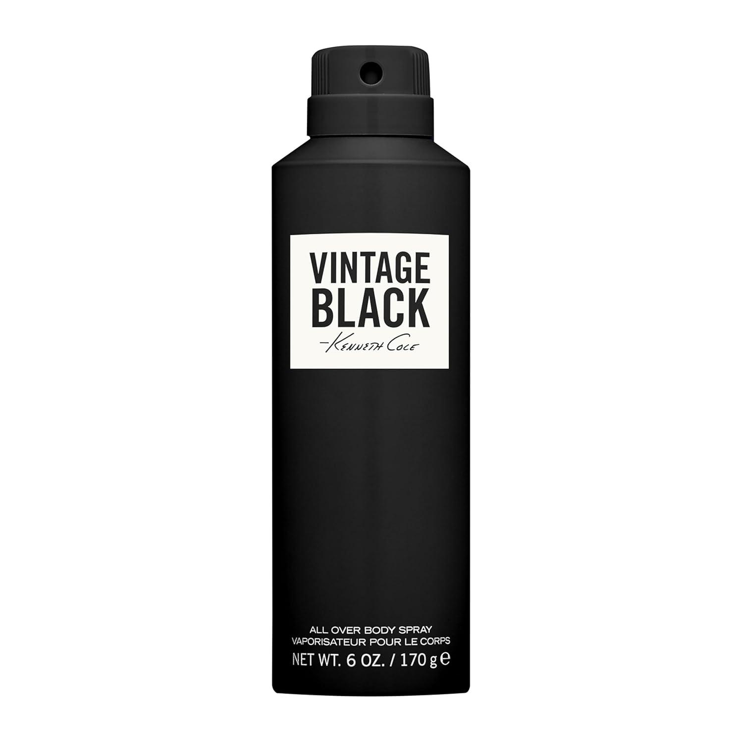 Kenneth Cole Vintage Black Men's Body Spray 6 oz