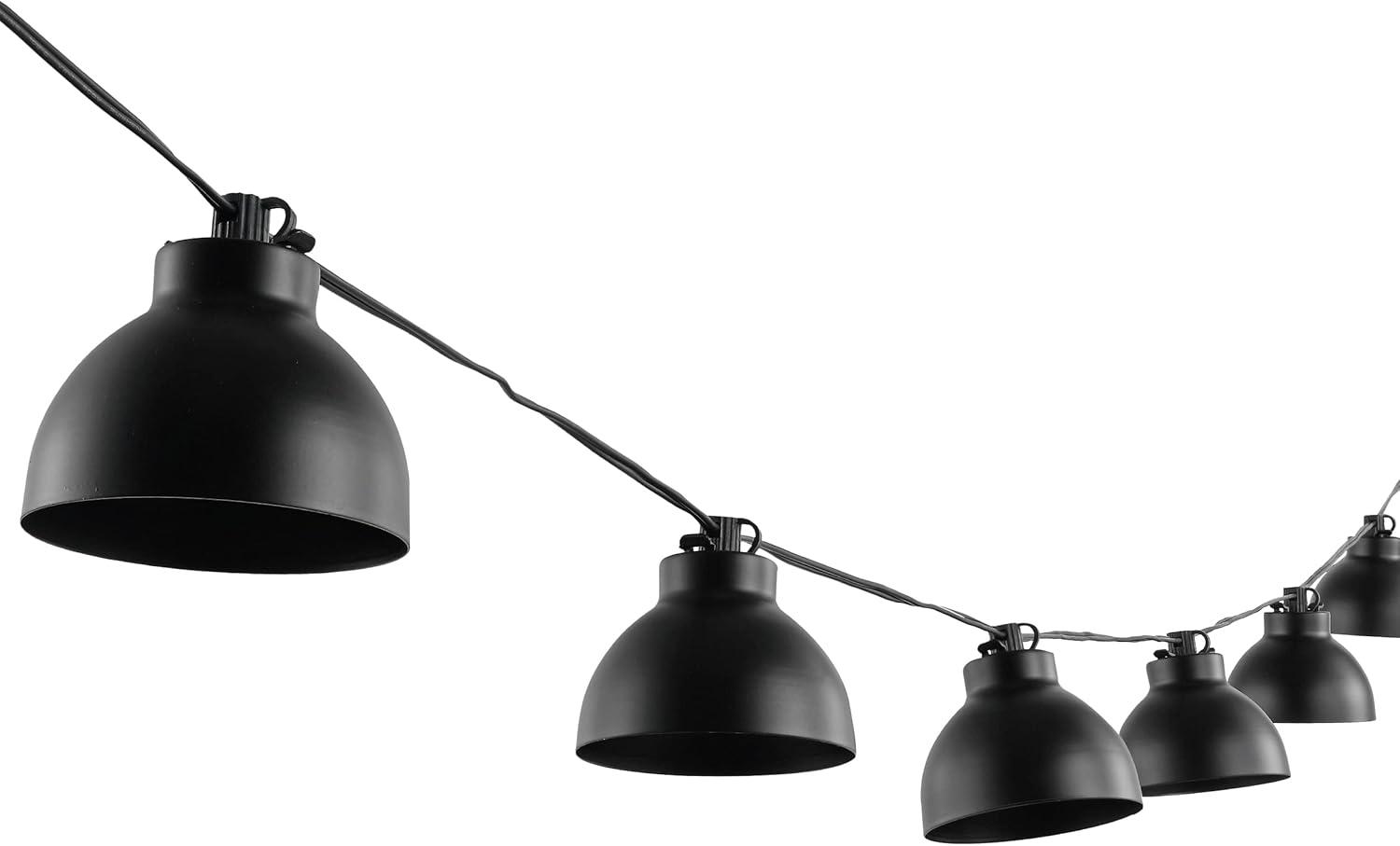 Claudie Black 10-Foot LED Outdoor String Lights