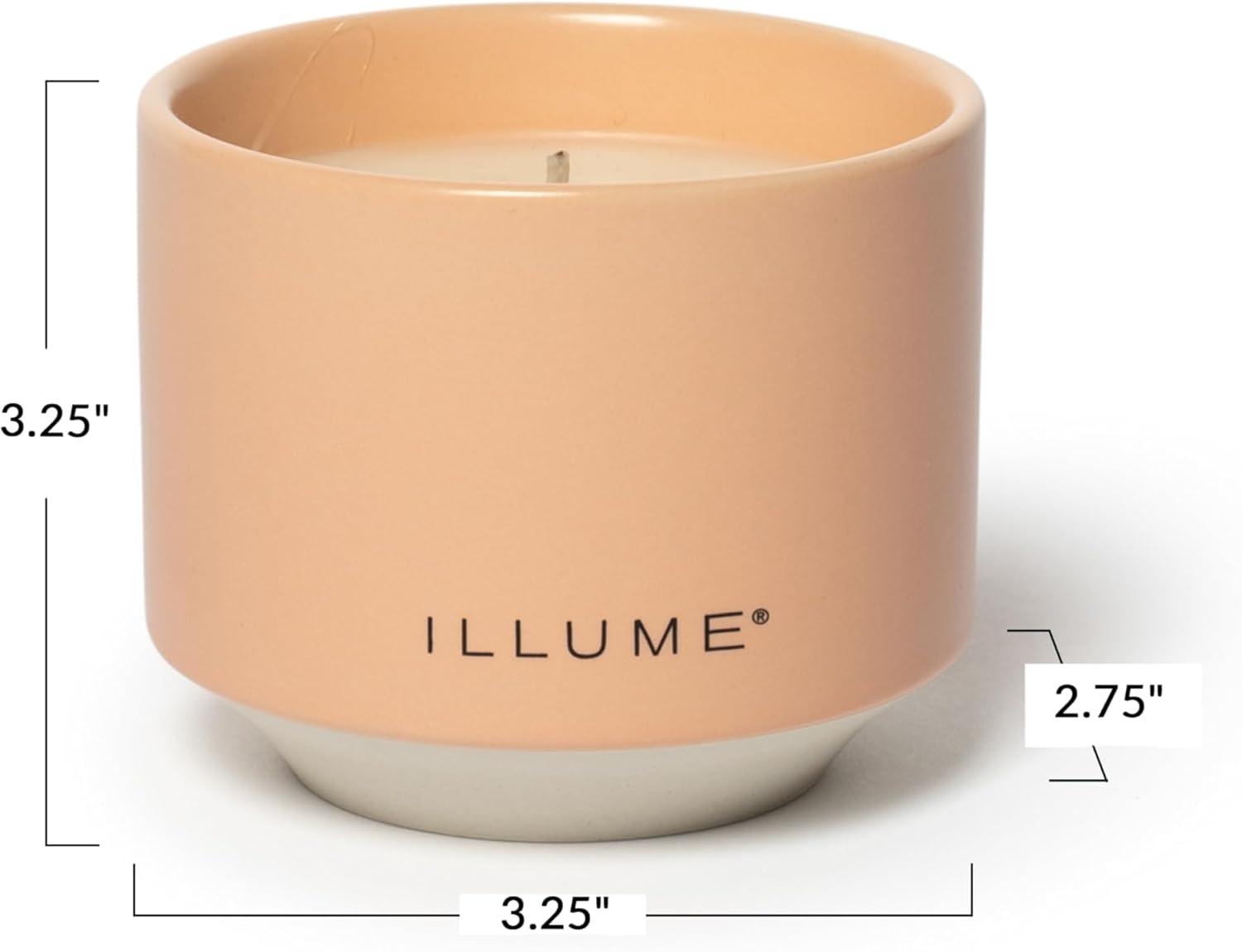 ILLUME Beautifully Done Baltic Glass Candle, Paloma Petal