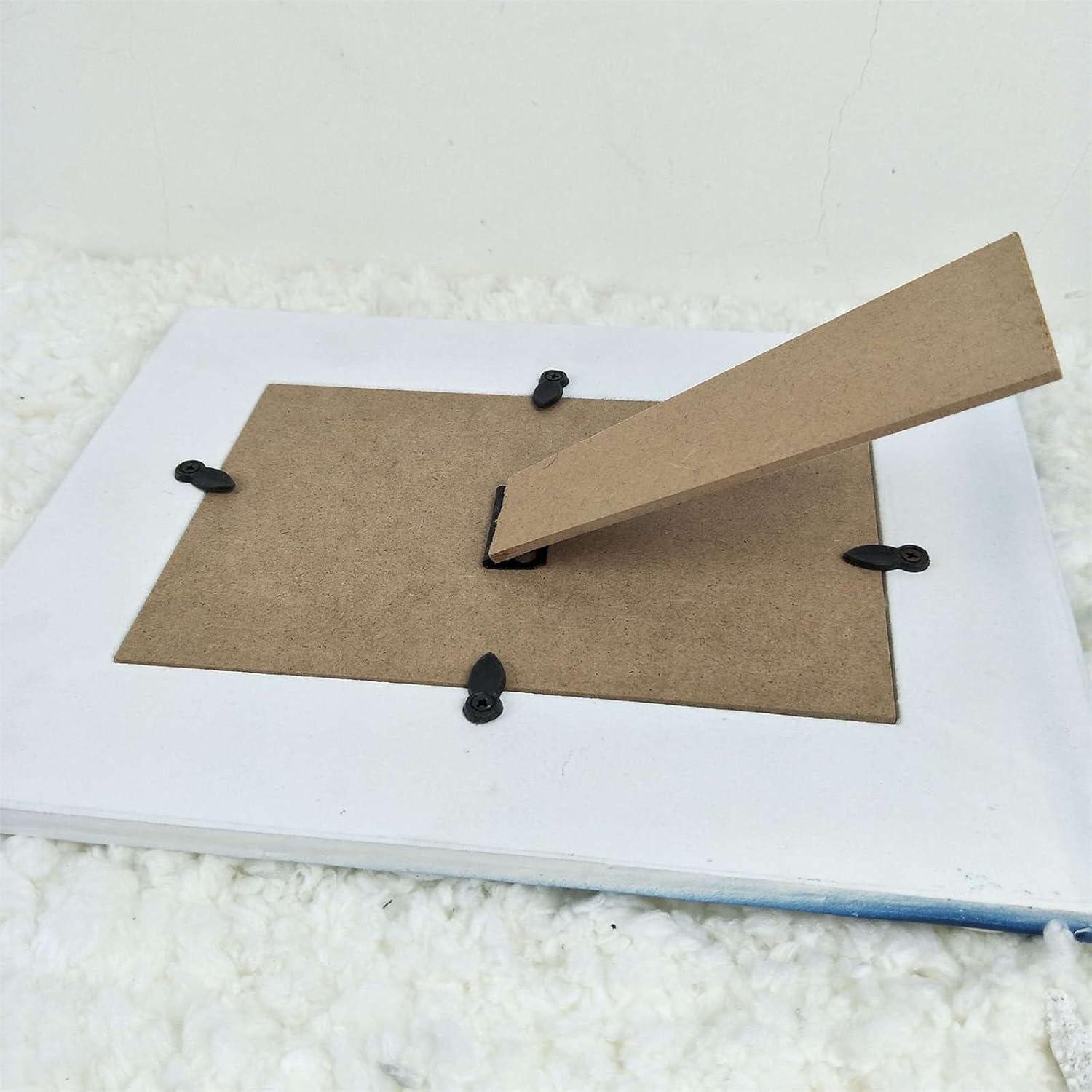 JANOU Mediterranean Photo Frame Boat Wooden Picture Frame Wooden Photo Frame Holder for Nautical Beach Themed Home Coffee Shop Decoration, 6x4 Inch