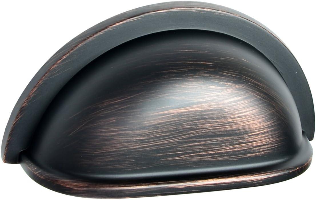 South Main Hardware Modern Drawer Handle 3" Center to Center Cup/Bin Pull Multipack (Set of 25)