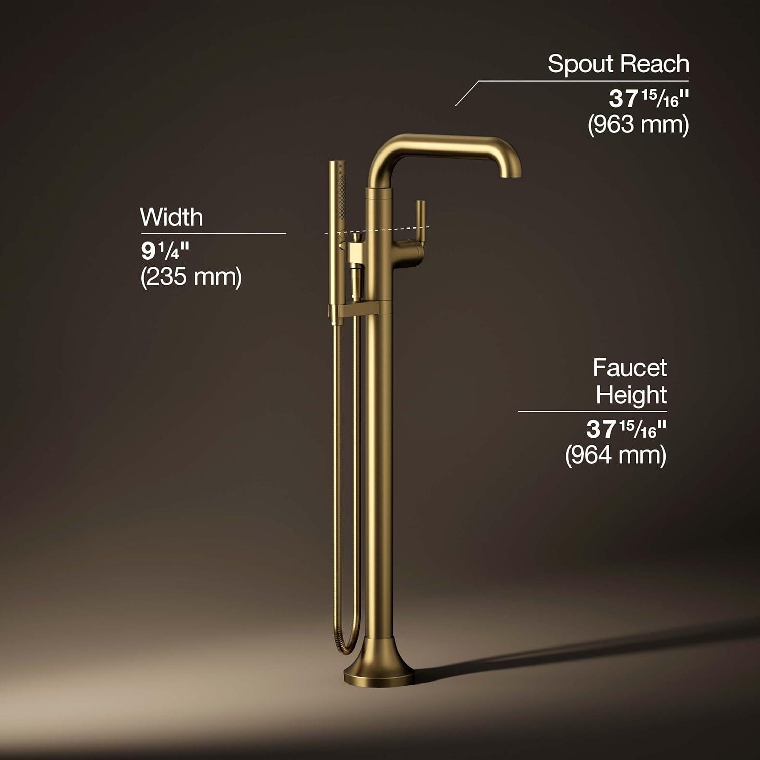 Tone Floor Mounted Clawfoot Tub Faucet