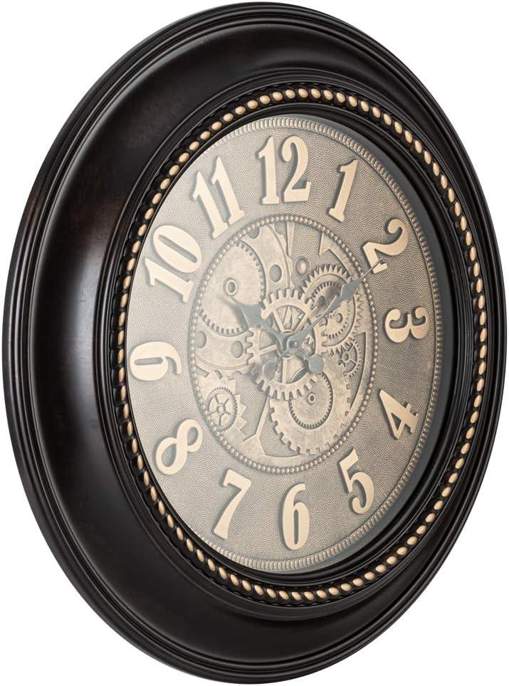 Pacific Bay 24” Rodalben Decorative Wall Clock Analog Battery Clock for Home Decor