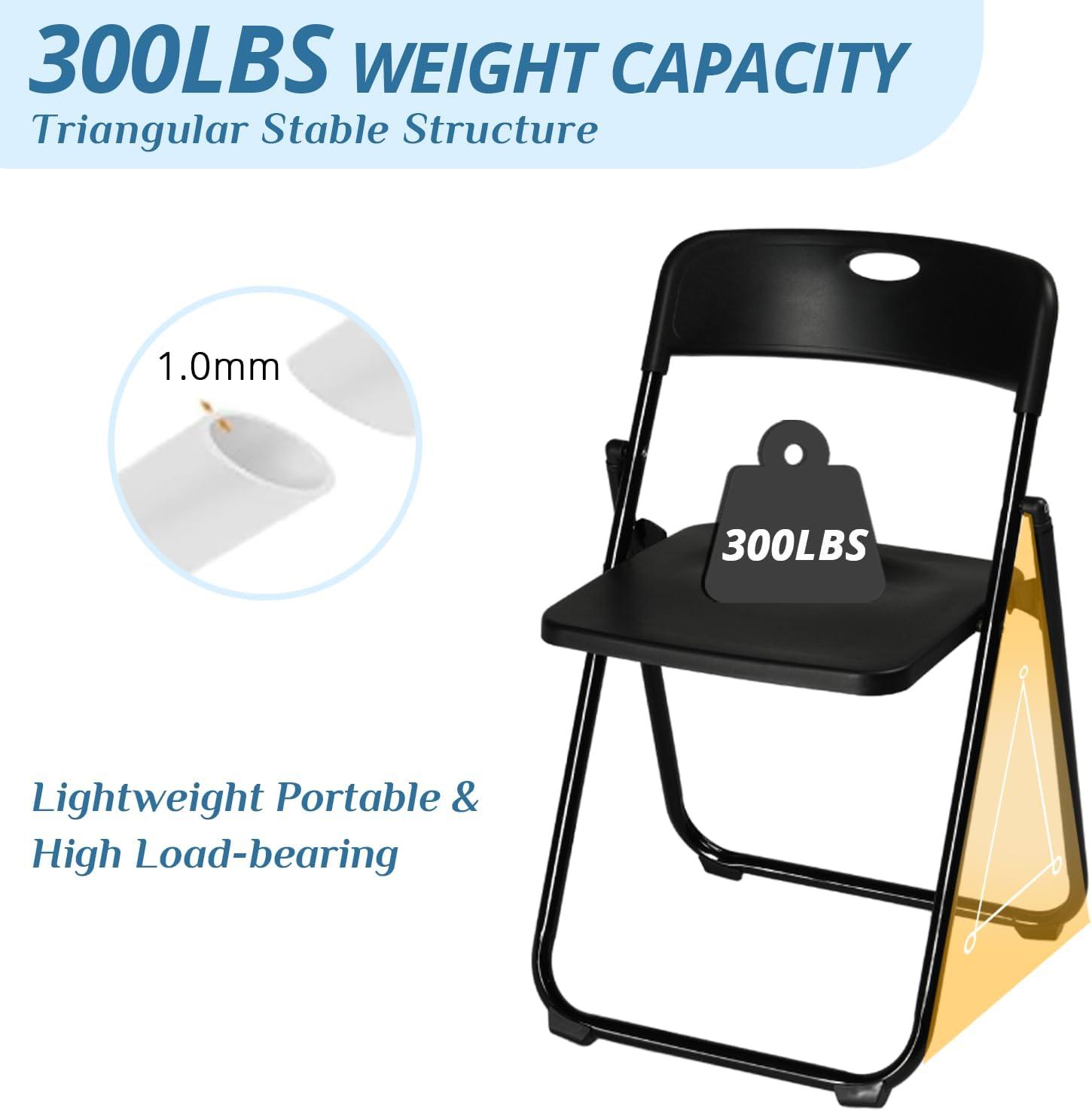 Arlmont & Co. Plastic Folding Chairs(Set Of 4)