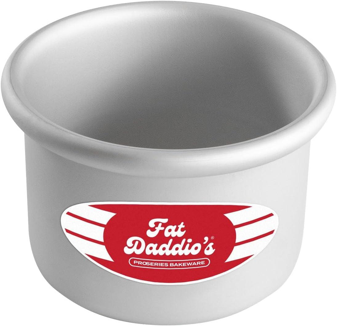 Fat Daddio's Anodized Aluminum Round Cake Pan, 4 x 3 Inch