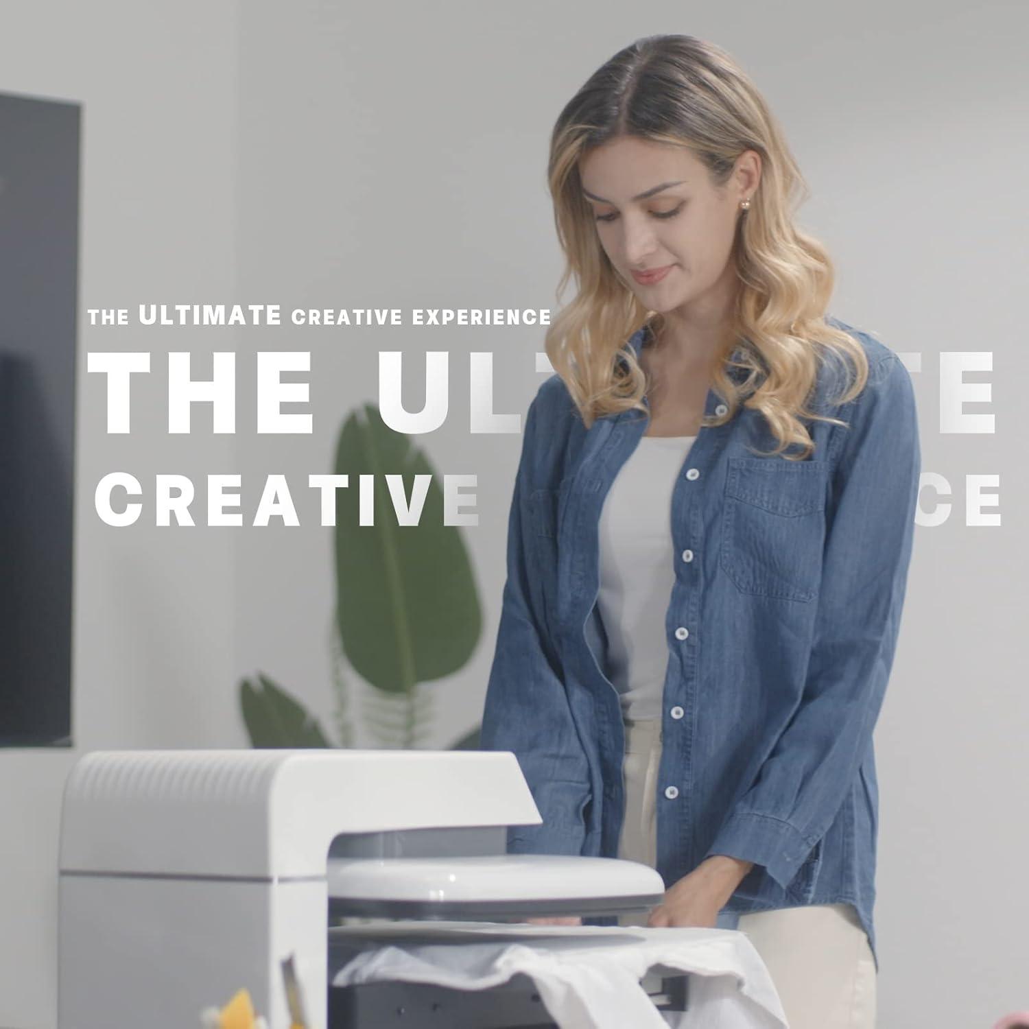 HTVRONT Automatic Heat Press Machine, Professional for Heat Transfer Projects, 15''x15'' Smart T-Shirt Press Machine with Auto Release-White