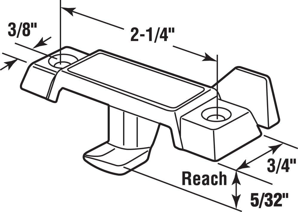 Bronze Diecast Cam Type Sash Lock for Windows