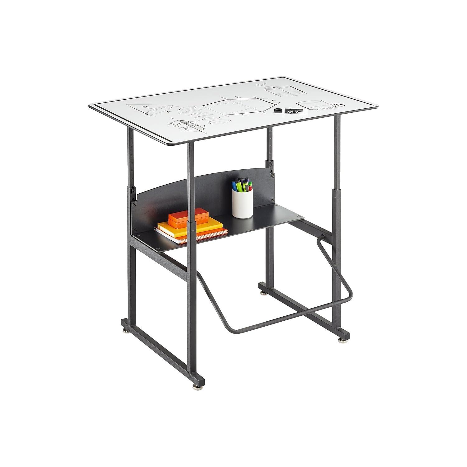 Safco Products Company AlphaBetter® Metal Adjustable Height Open Front Desk & Reviews | Wayfair