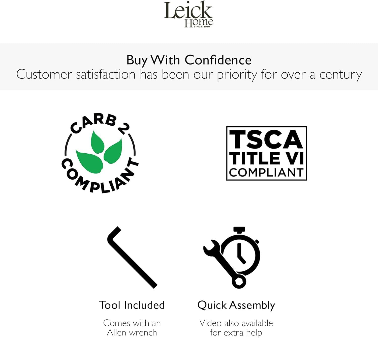 Leick Home Solid Wood Stratus 12 in. Narrow Side End Table with Shelf, Smoke Gray