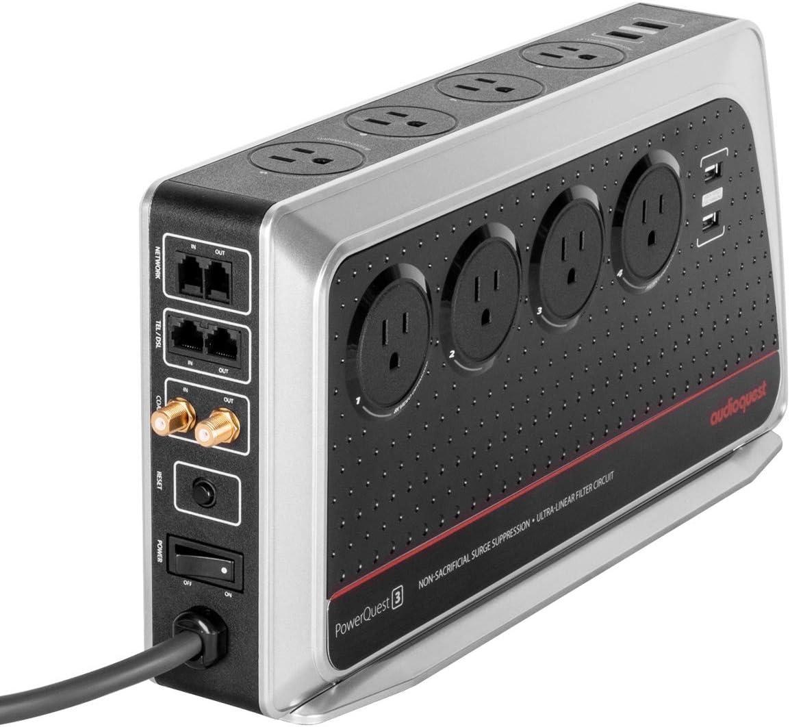 AudioQuest PowerQuest 3 Non-Sacrificial Surge Protector with USB Ports