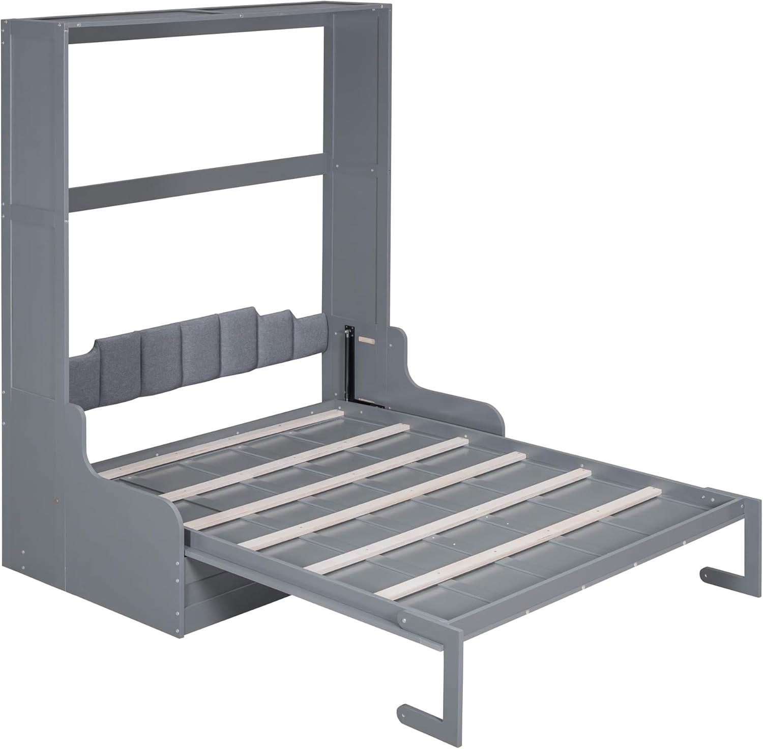 HLILish Queen Size Murphy Bed Wall Bed With Cushion