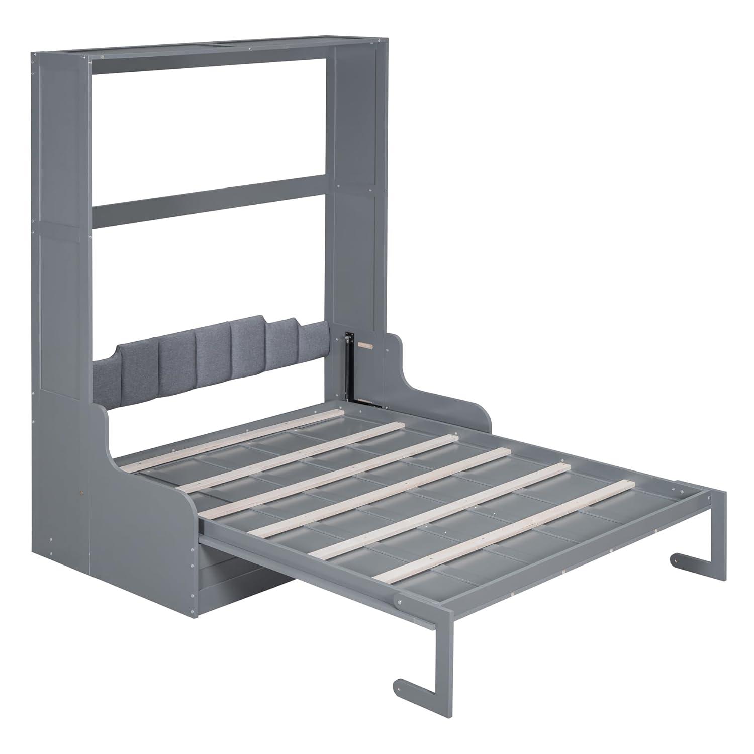 HLILish Queen Size Murphy Bed Wall Bed With Cushion