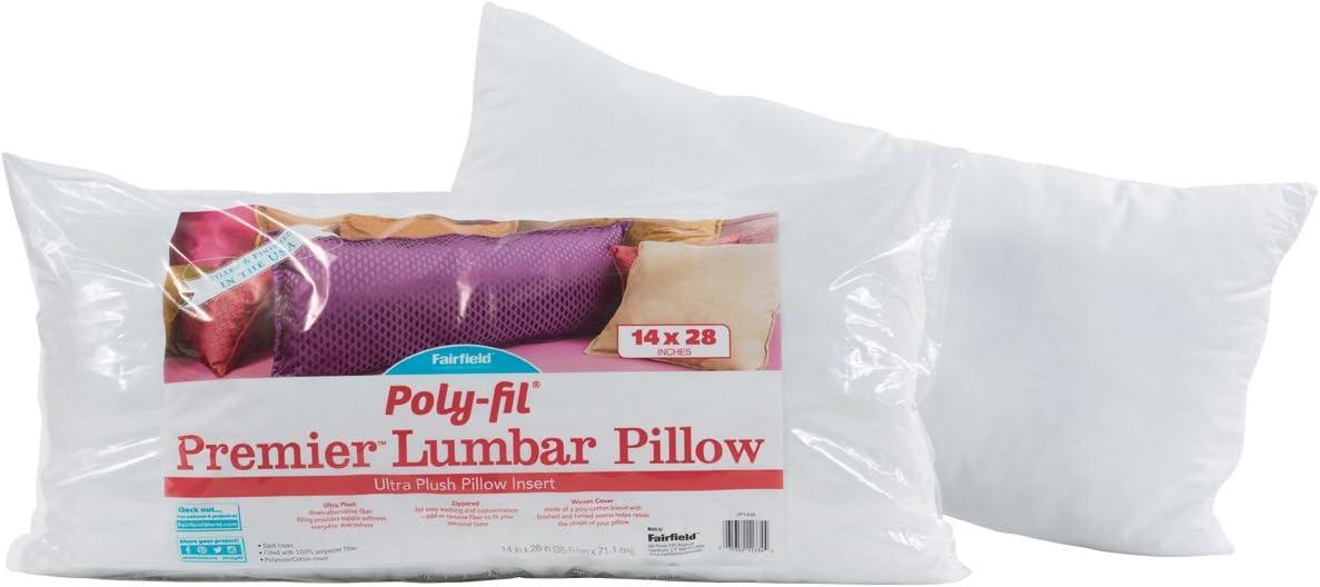 Cosmic Comfort Ultra-Soft Space-Themed Lumbar Pillow, 14"x28"