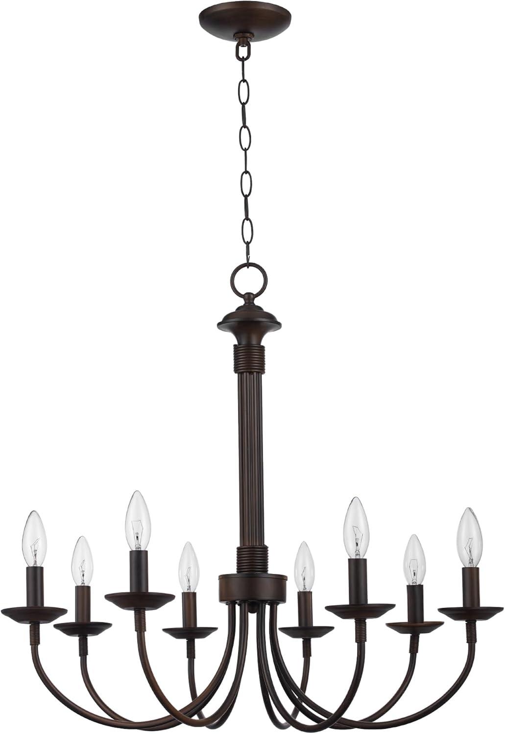 Trans Globe Lighting - Four Light Chandelier-Brushed Nickel Finish
