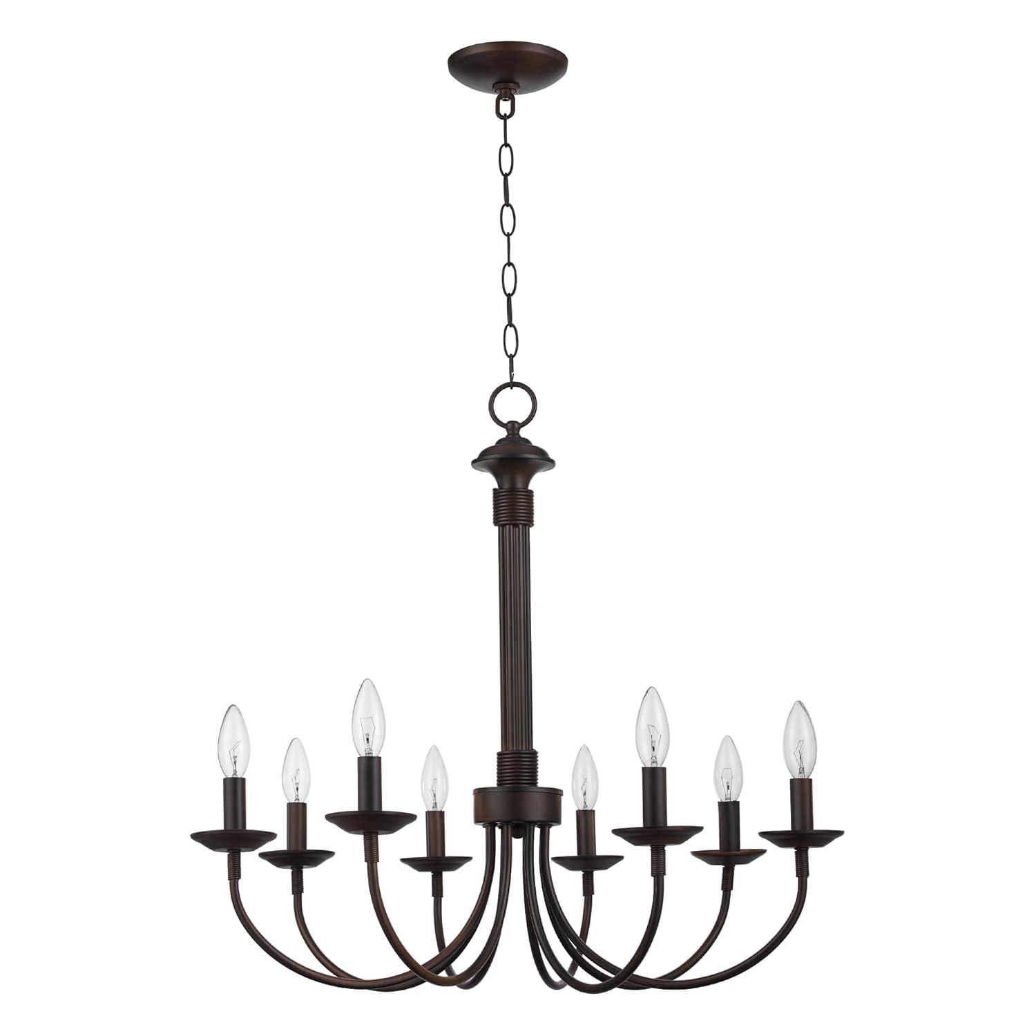 Trans Globe Lighting - Four Light Chandelier-Brushed Nickel Finish