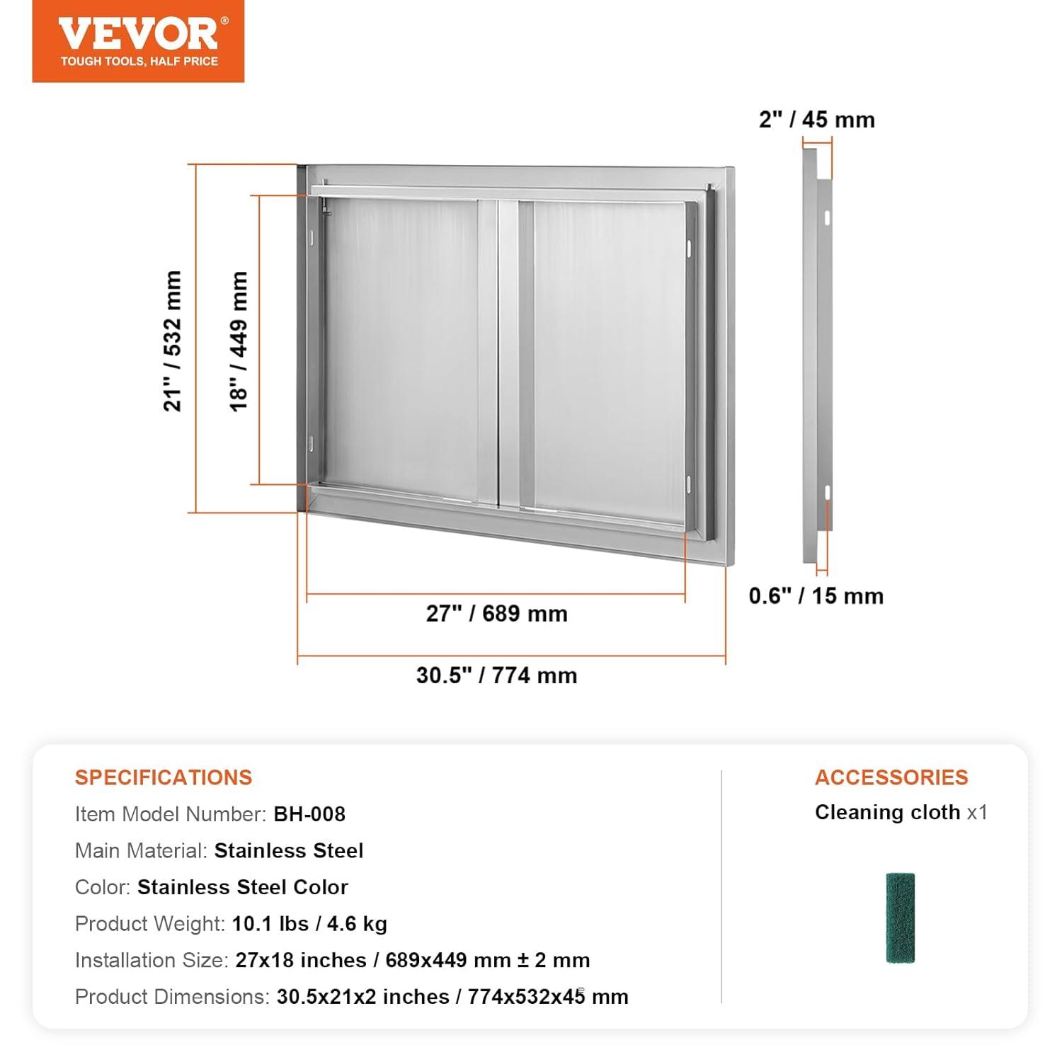 VEVOR VEVOR 30'' 2 Outdoor Kitchen
