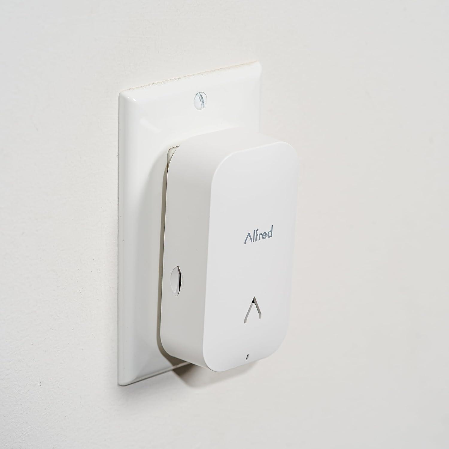 Alfred Matte White Wireless Smart Home Automation Hub