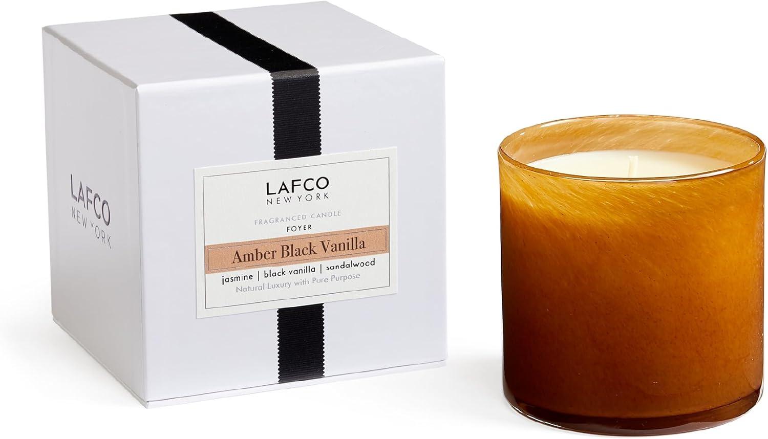 LAFCO New York Amber Black Vanilla Classic Signature Candle | Wayfair