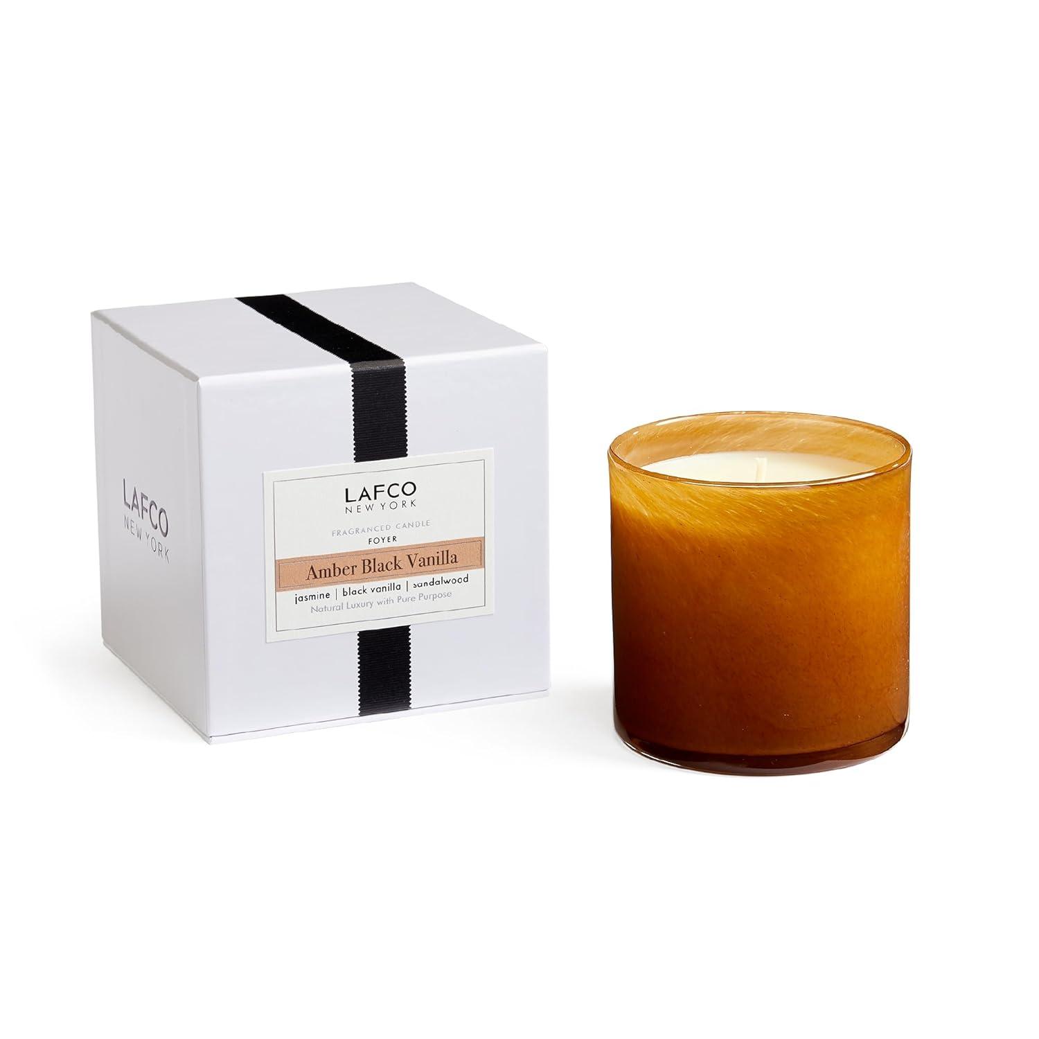 LAFCO New York Amber Black Vanilla Classic Signature Candle | Wayfair