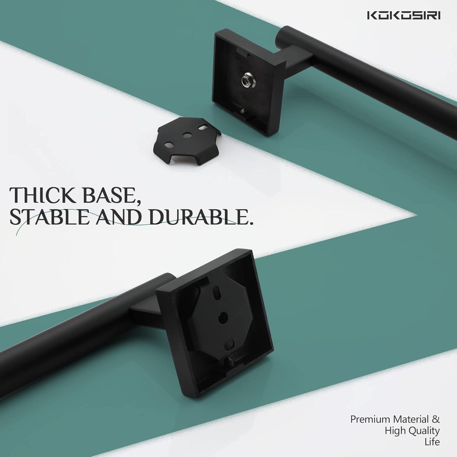 24" Bathroom Towel Bar Wall Mounted
