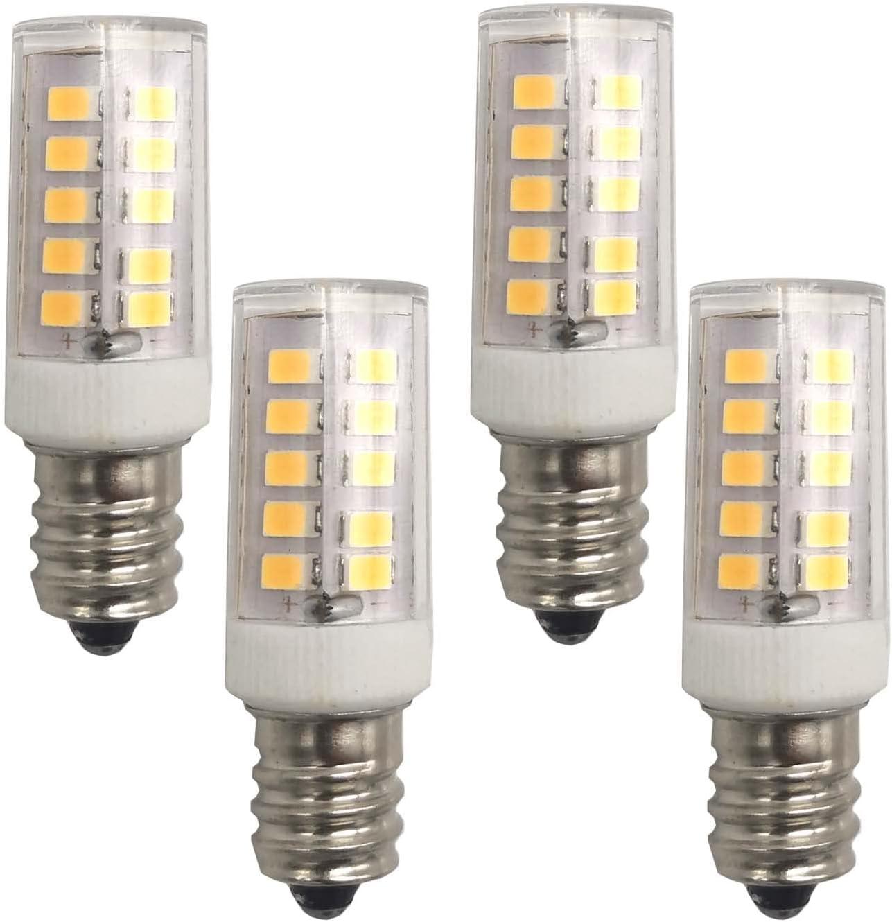 White Screw-in E12 LED Candelabra Bulb Pack