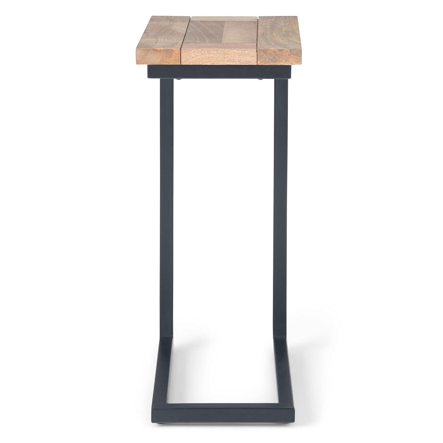 Simpli Home Skyler Solid Mango Wood C Side Table & Reviews | Wayfair