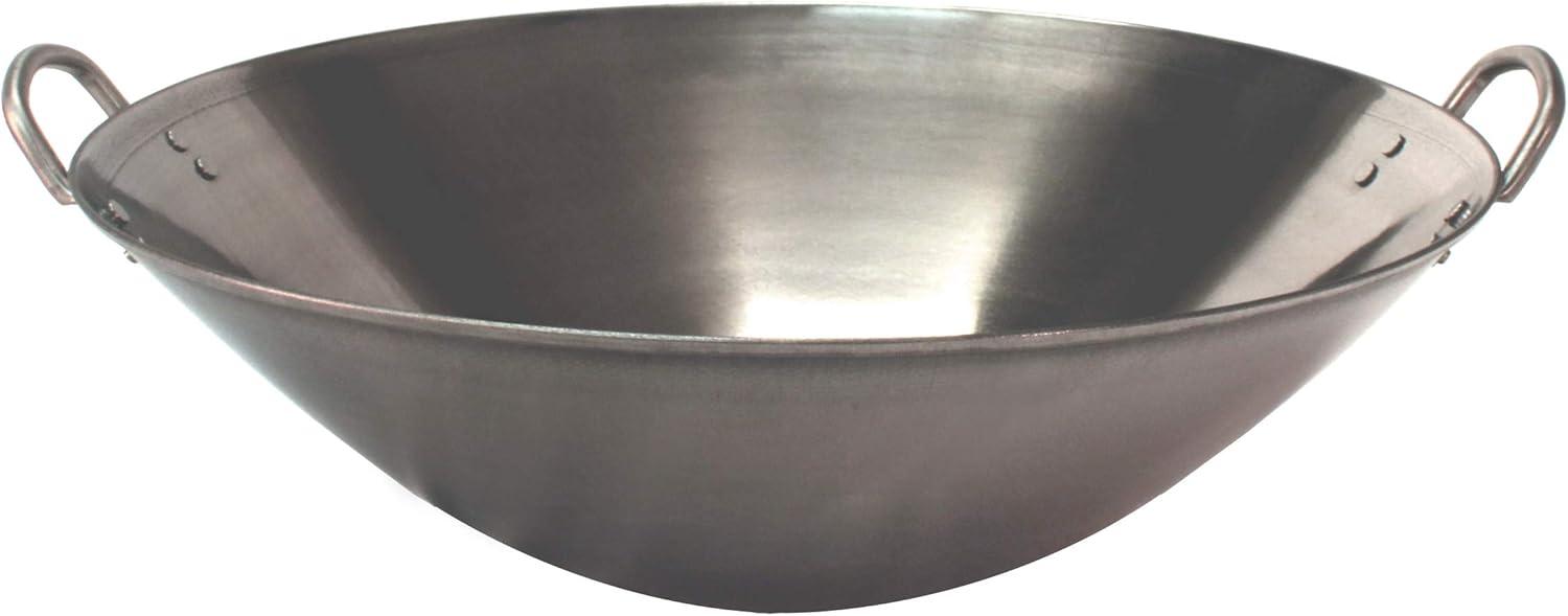 ZRQarq SL-PA450EA: 18″ Stainless Steel Wok (Induction Ready)