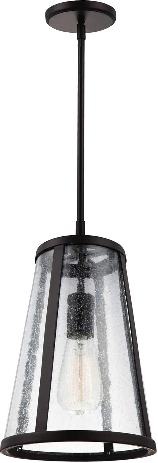 Feiss Lighting-Harrow-1 Light Mini-Pendant in Modern Style-8 Inch Wide by 12 Inch High-Oil Rubbed Bronze Finish