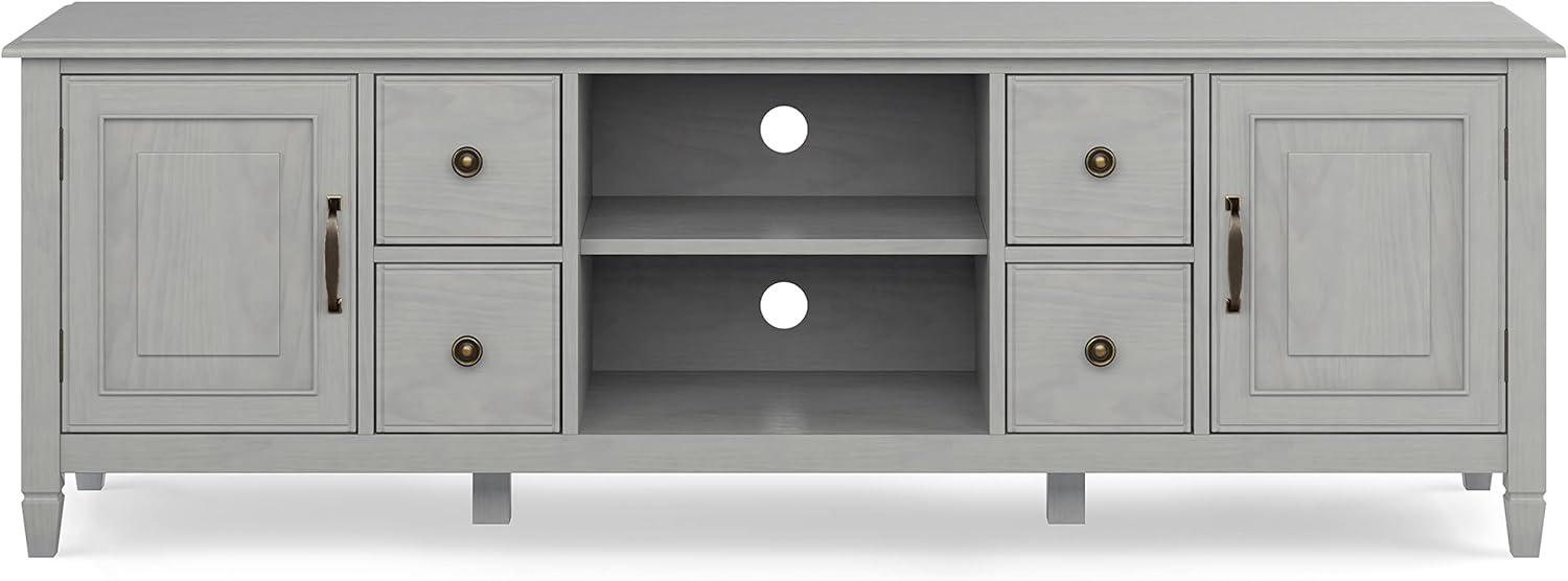 Simpli Home Connaught SOLID WOOD 72 inch Wide TV Stand For TVs up to 80 inches