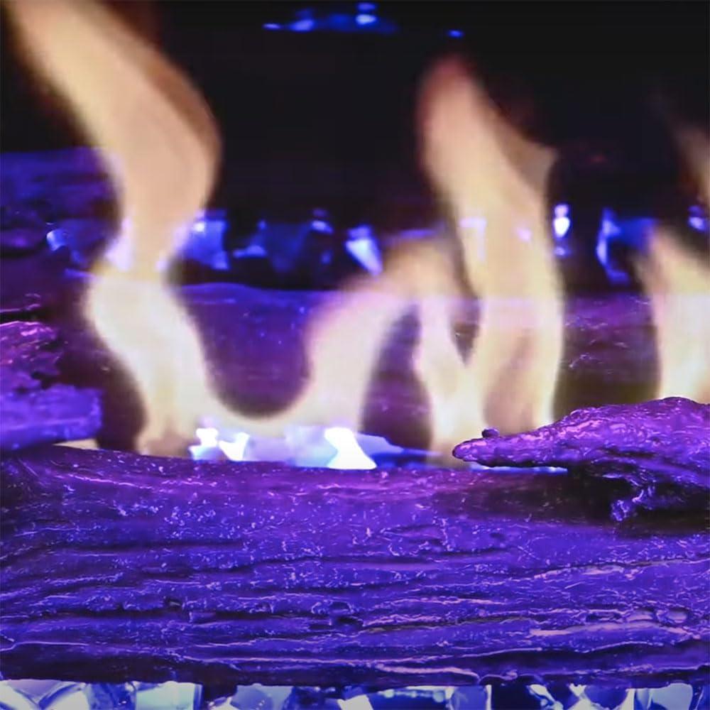 Modern Flames Orion Slim Built-In/Wall Mounted Smart Virtual Electric Fireplace with Real Flame Effect