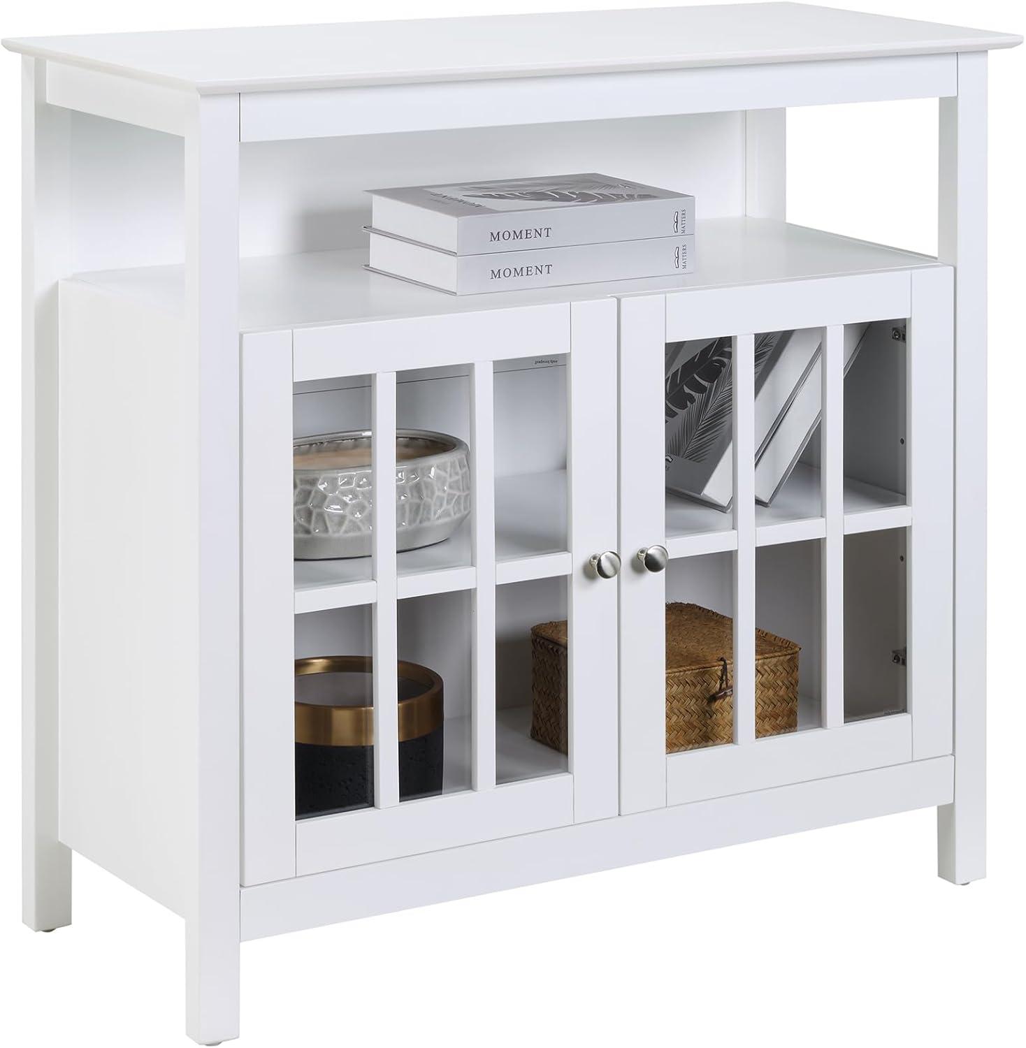 Big Sur Highboy TV Stand, White