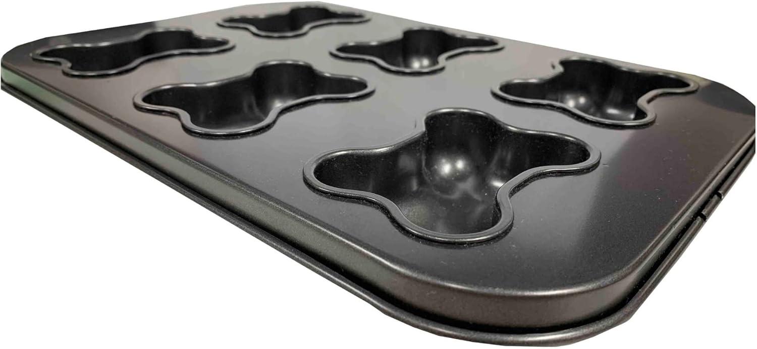 Midlee Nonstick Bone Shape Pan (Cupcake)
