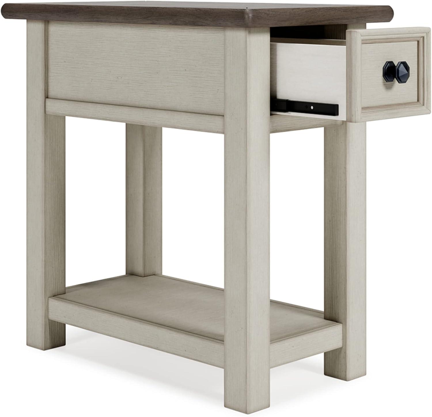 Signature Design by Ashley Casual Bolanburg Chairside End Table Two-tone