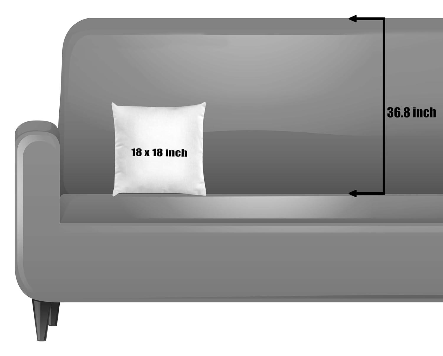 Ombre Throw Pillow Cushion Cover, Tropical Sunset Inspired Summer Themed Design Artistic Modern Room Decorations, Decorative Square Accent Pillow Case, 18 X 18 Inches, Orange Yellow, by Ambesonne