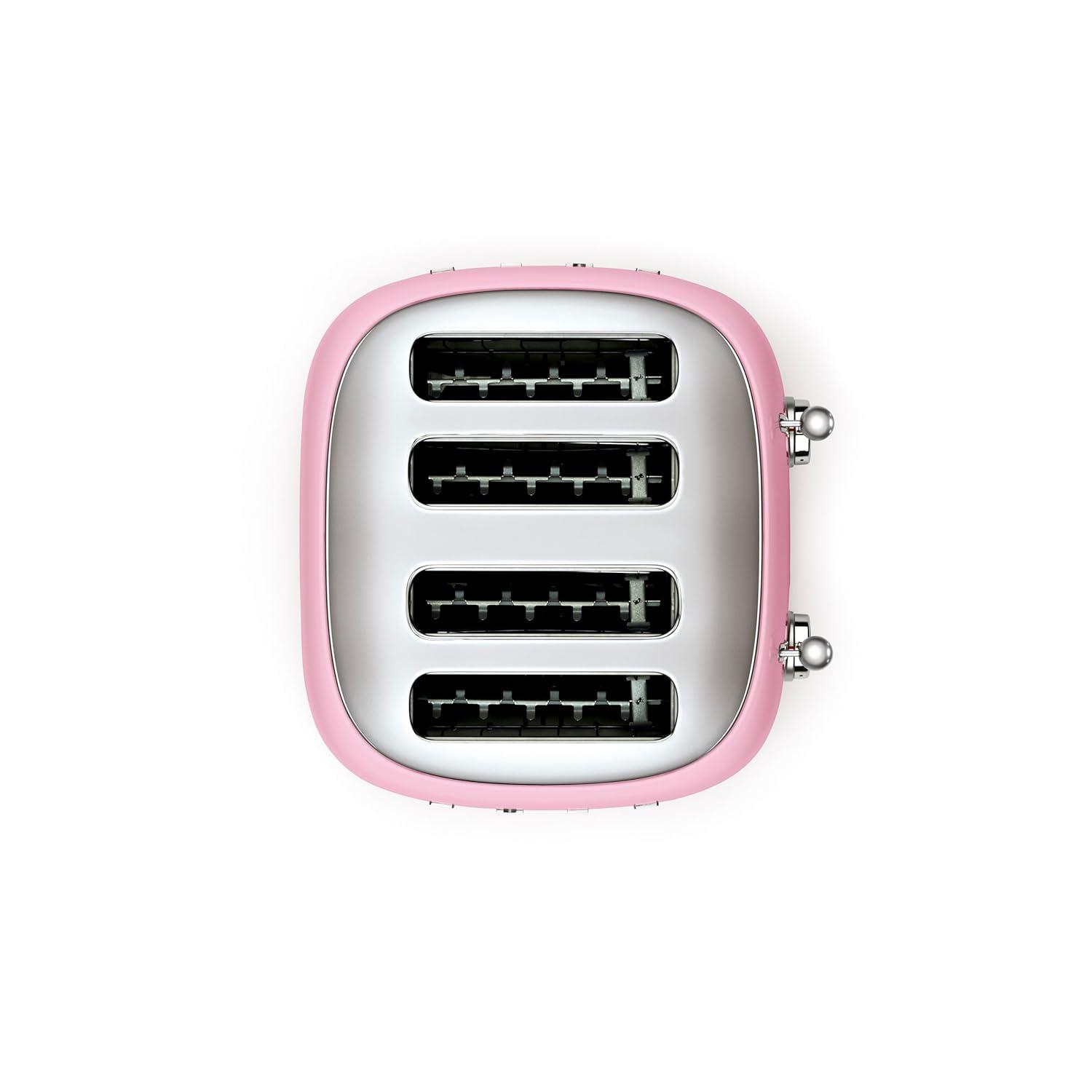 SMEG Pink 4x4-Slice Retro Toaster