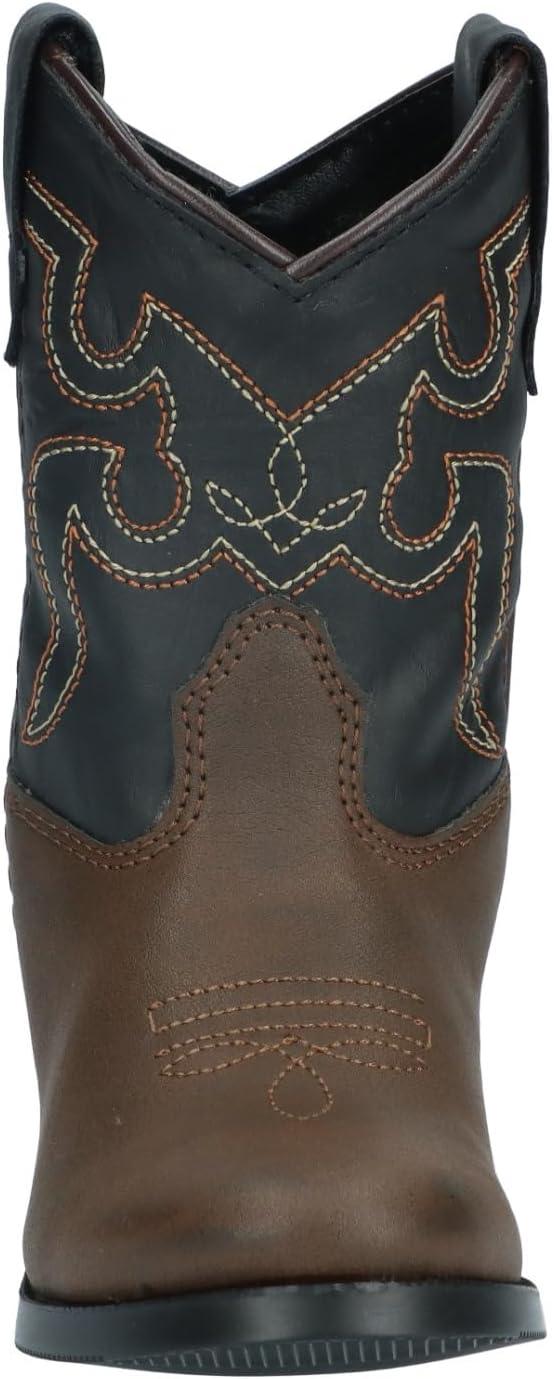 SMOKY MOUNTAIN BOOTS Kids Monterey Western Boots, Color: Brown/Black, Size: 6 (1575T-6R)