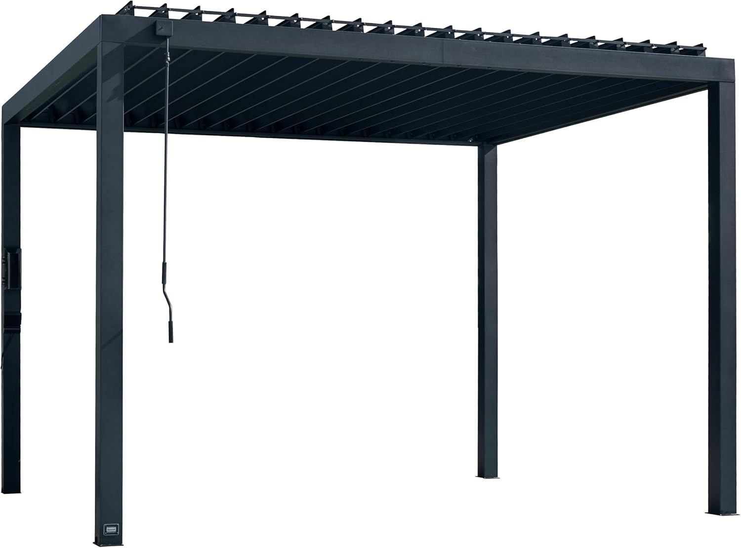 Sarasota Steel Louvered Pergola