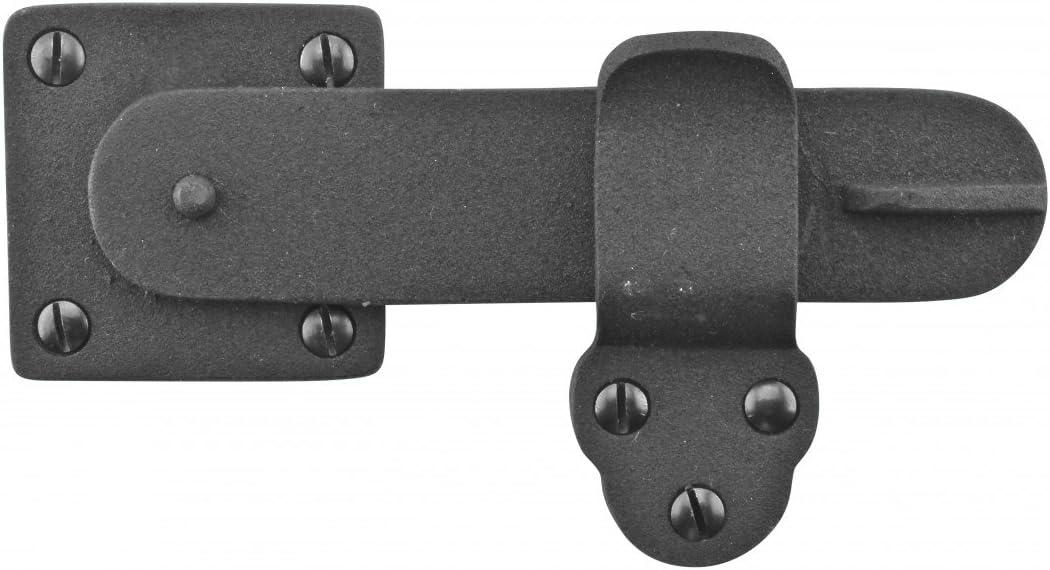 Black Wrought Iron Cabinet Barn Door Gate Latch with Screws