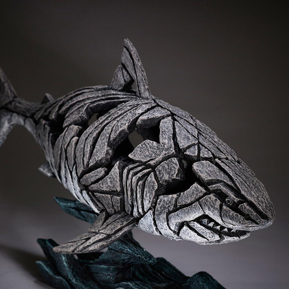 Edge Sculpture Shark Figure 12.2in H