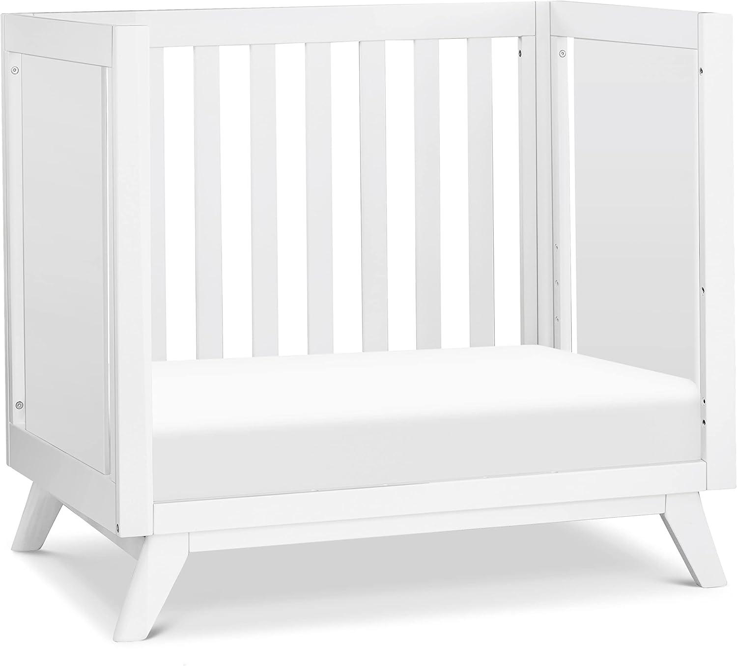 Otto 3-in-1 Convertible Mini Crib with 4" Mattress