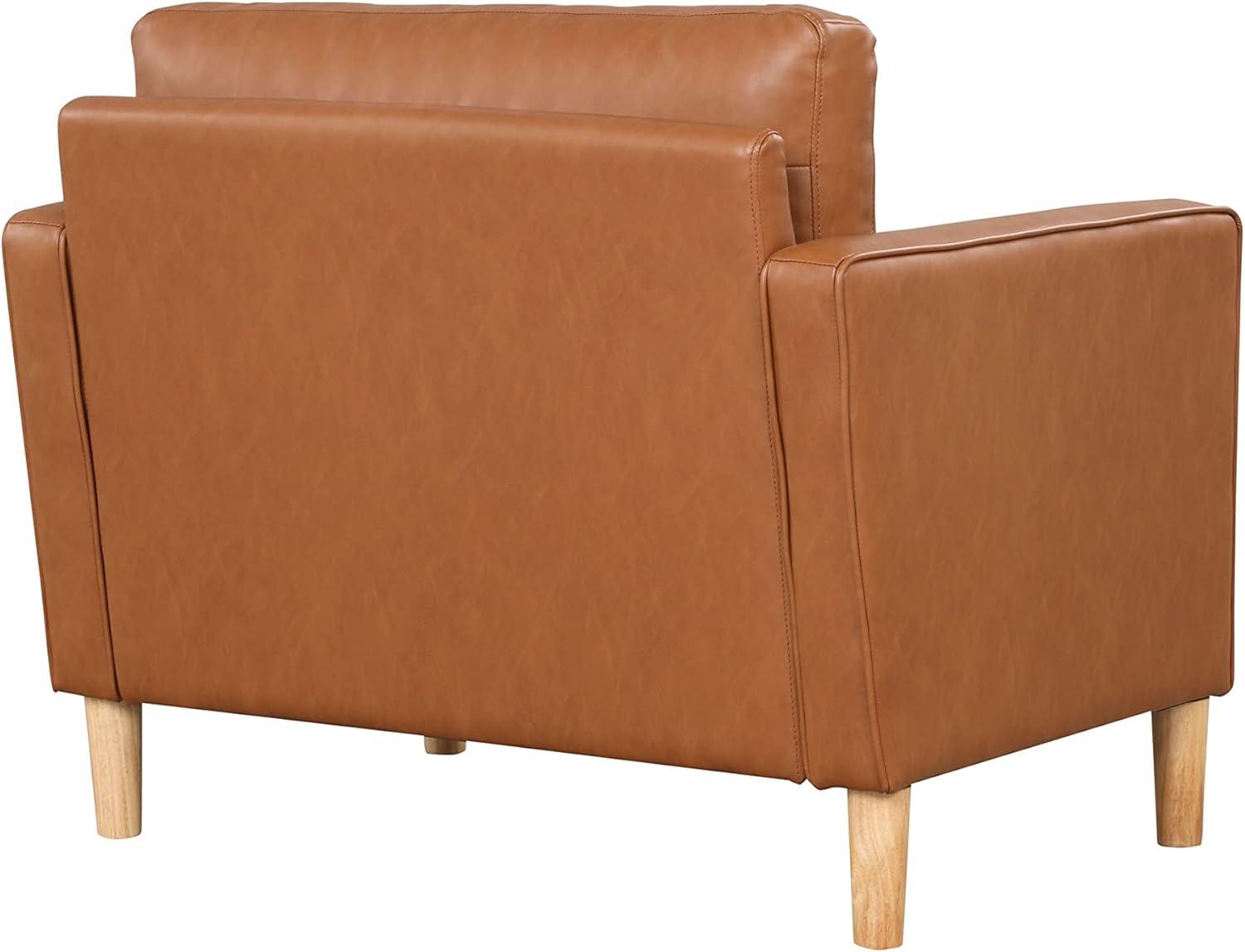 Lifestyle Solutions Giovanni Chair Caramel Vegan Leather