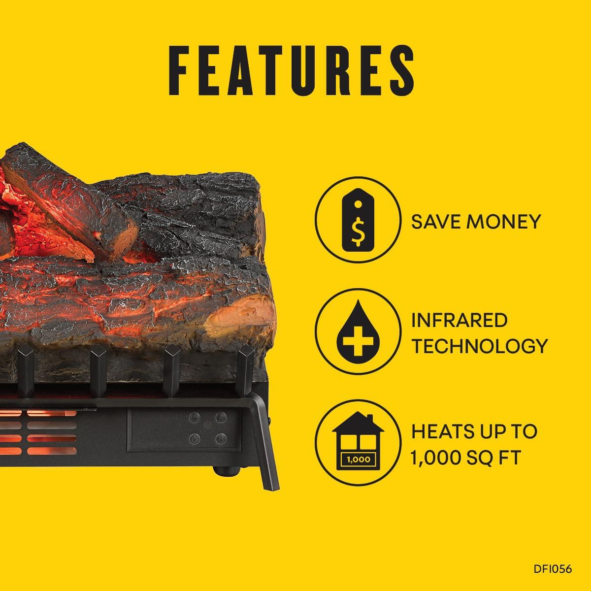 ClassicFlame 3D Spectrafire Plus 32" Infrared Electric Fireplace Insert - 32II042FGL