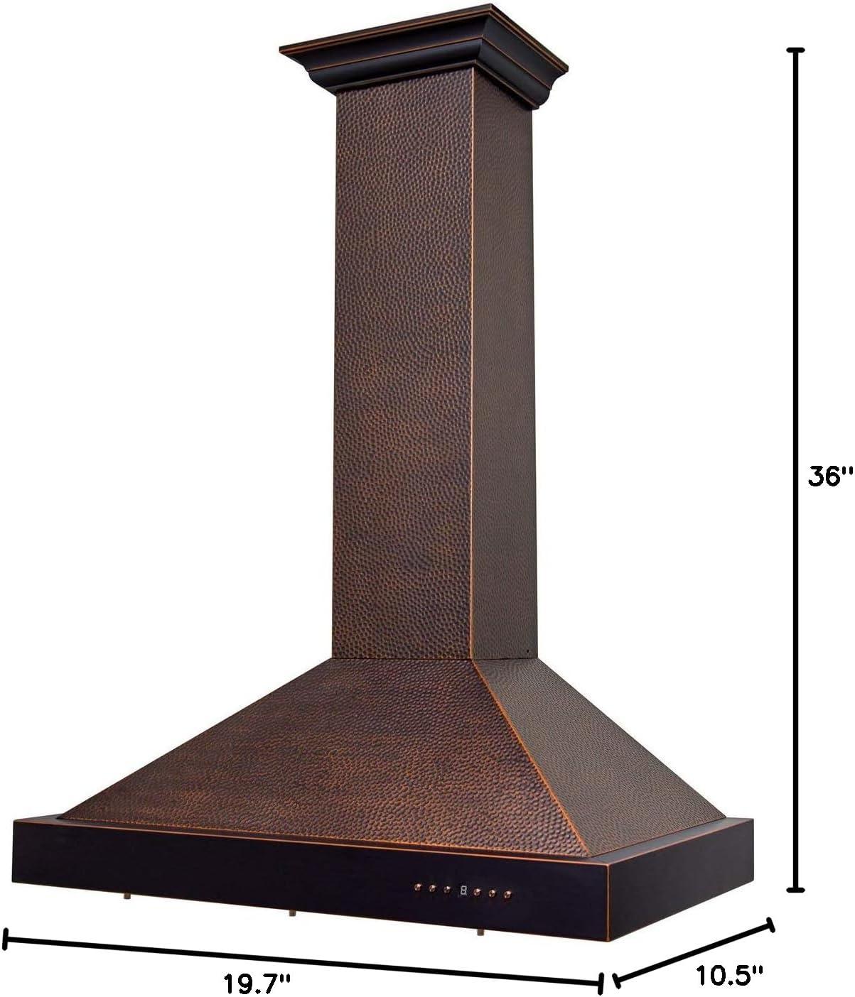 36" 400 CFM Convertible Wall Mount Range Hood