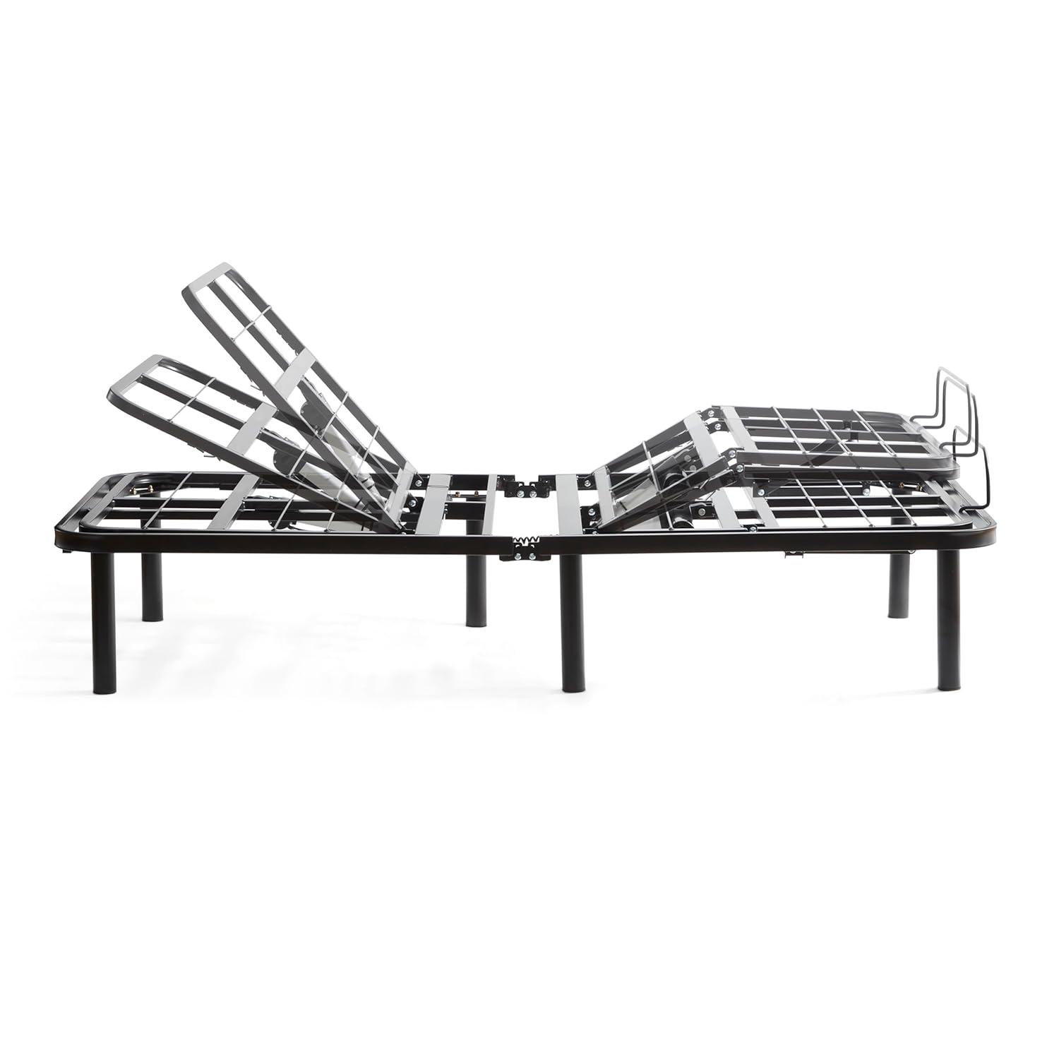 Bryt Basic Adjustable Bed Base, Full Size Bed Frame with Motorized Head and Foot Incline and Wireless Remote