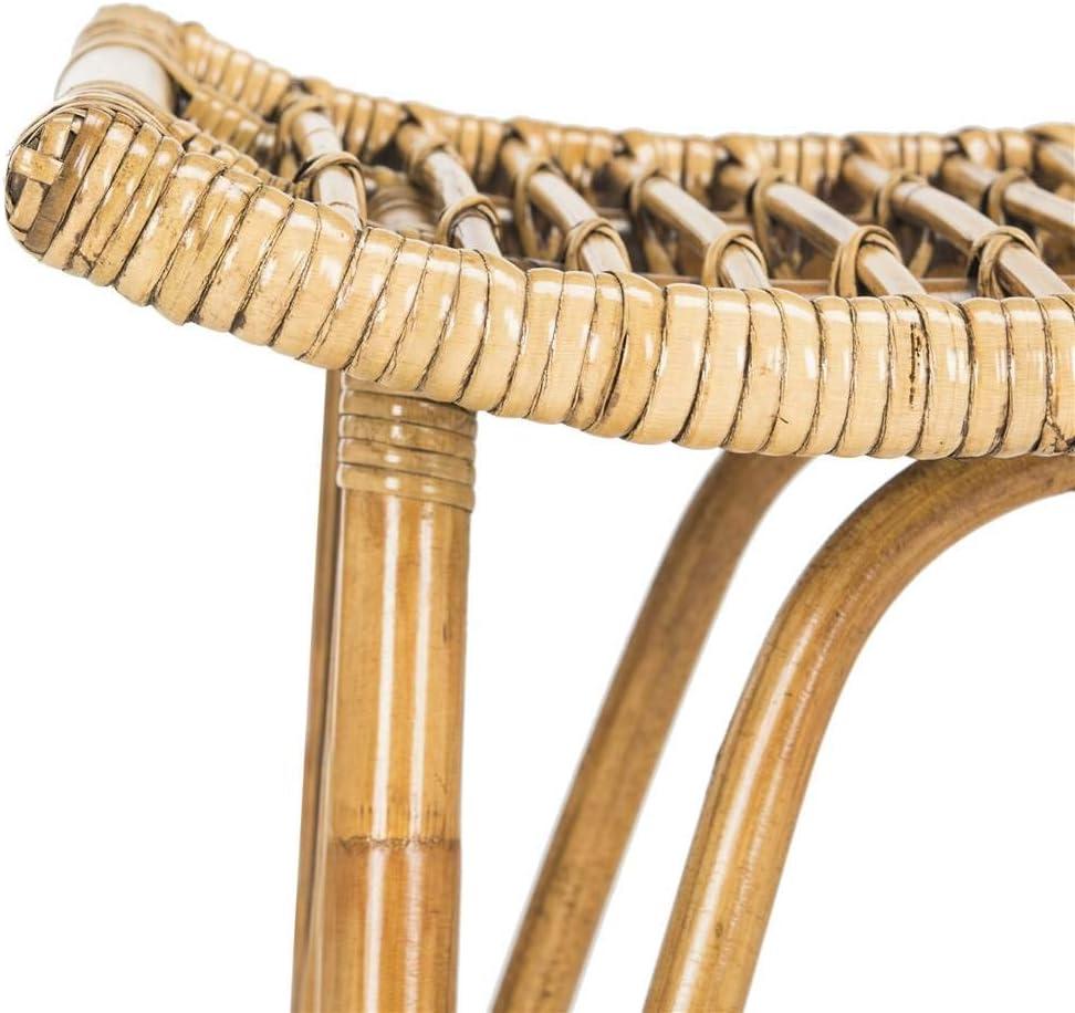 Leda Rattan Counter Stool  - Safavieh