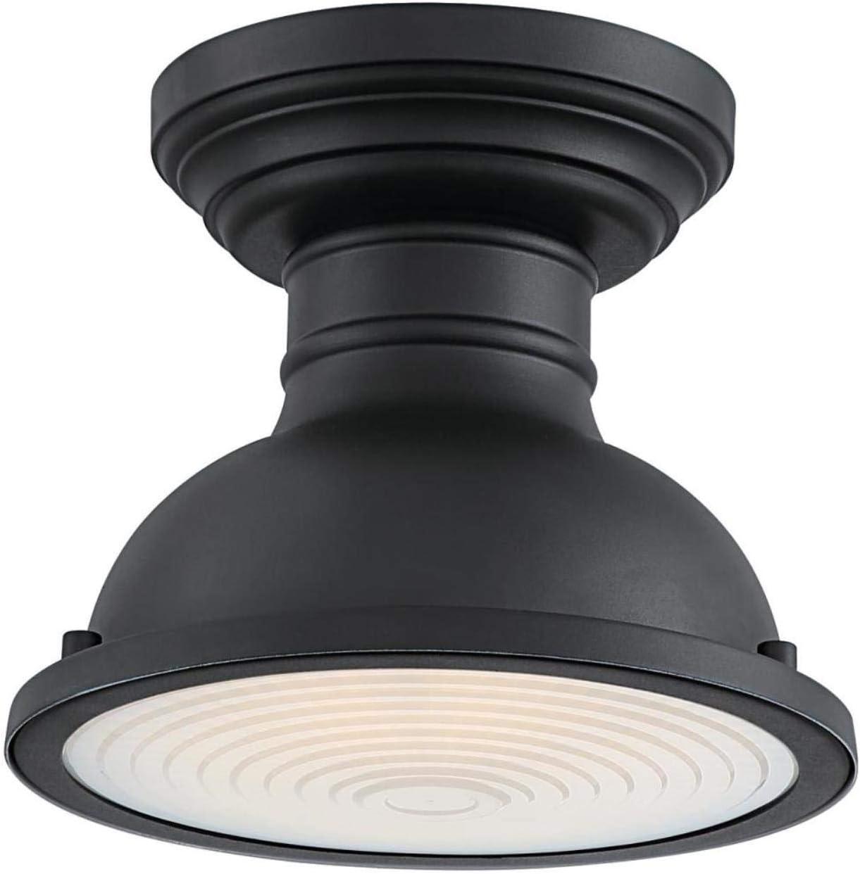 Orson 8.75'' W 1 - Bulb Outdoor Semi Flush Mount