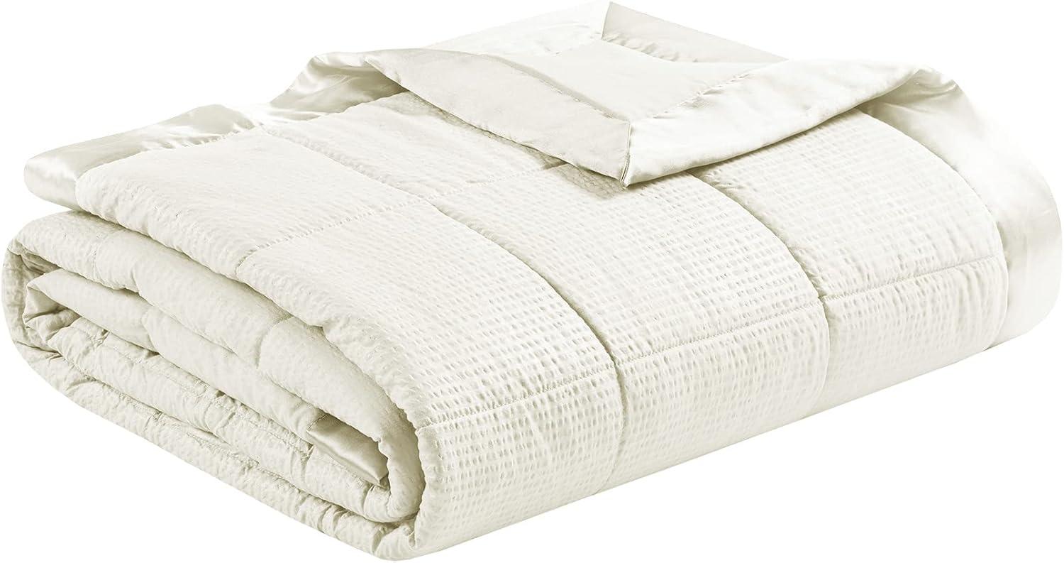 Cambria Oversized Down Alternative Blanket with Satin Trim