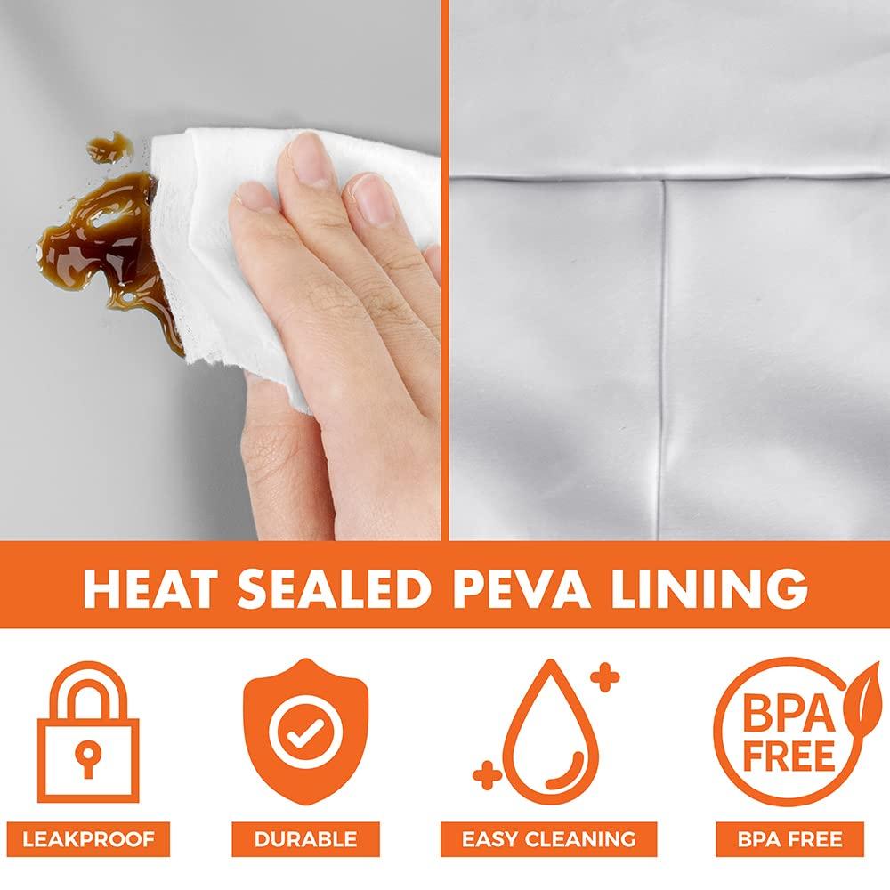 OPUX Insulated Lunch Box Men Women Adult, Compact Soft Cooler Bag Kids Boys Girls, Leakproof Small Pail Work School (Heather Charcoal, One Size)